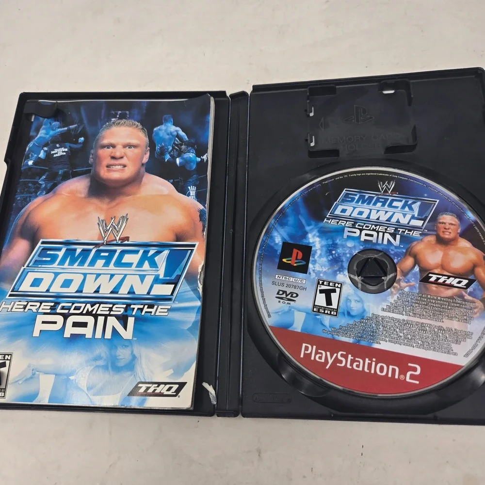 WWE SmackDown Here Comes the Pain PS2 PlayStation 2 Greatest Hits THQ Wrestling